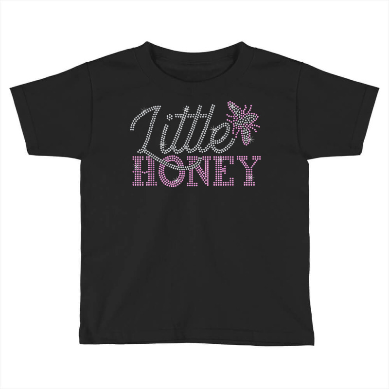 Little Honey Butterfly Rhinestone Design For Woman Birthday Toddler T-shirt by August | Artistshot