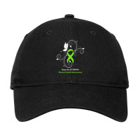 Stop The Stigma Mental Health Awareness Adjustable Cap | Artistshot