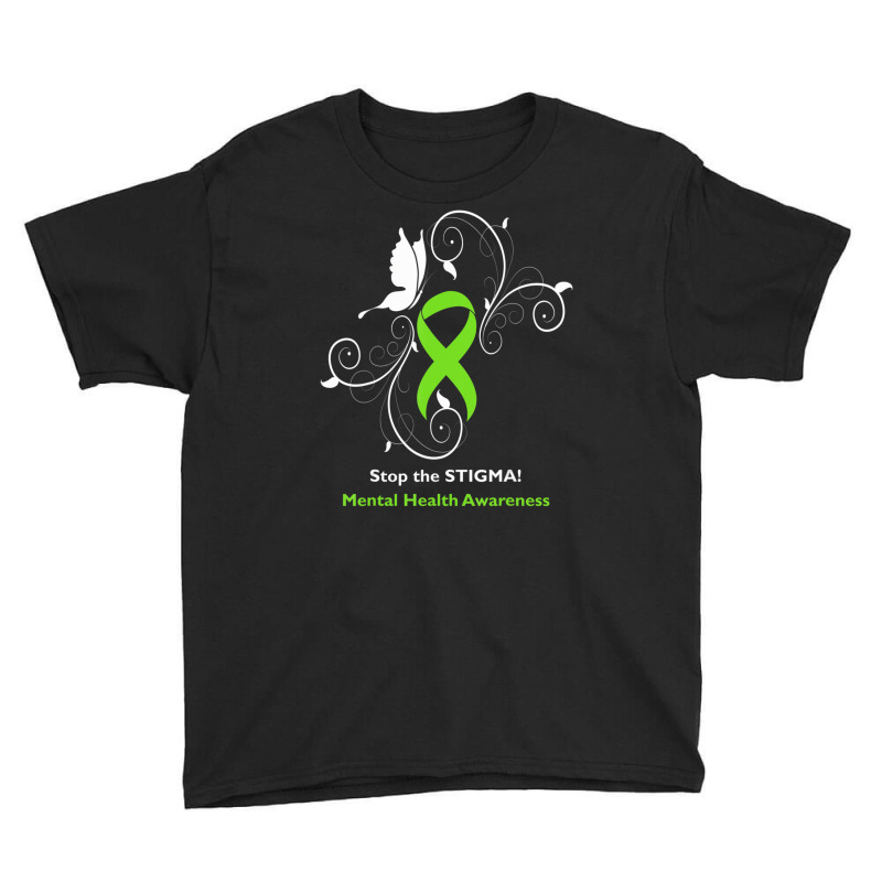 Stop The Stigma Mental Health Awareness Youth Tee by Min01 | Artistshot