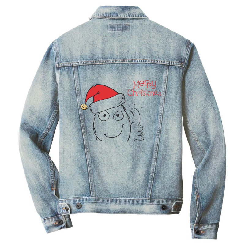 Merry Christmas Men Denim Jacket | Artistshot