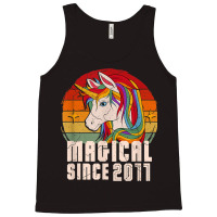 Magical Since 2011 Vintage Unicorn Birthday Tank Top | Artistshot