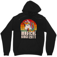 Magical Since 2011 Vintage Unicorn Birthday Unisex Hoodie | Artistshot