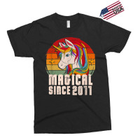 Magical Since 2011 Vintage Unicorn Birthday Exclusive T-shirt | Artistshot