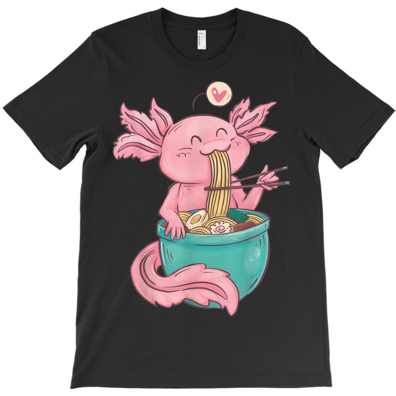 Ramen Axolotl Noodles Graphic T-shirt | Artistshot