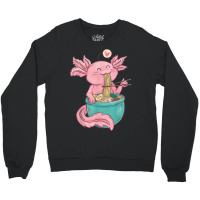 Ramen Axolotl Noodles Graphic Crewneck Sweatshirt | Artistshot