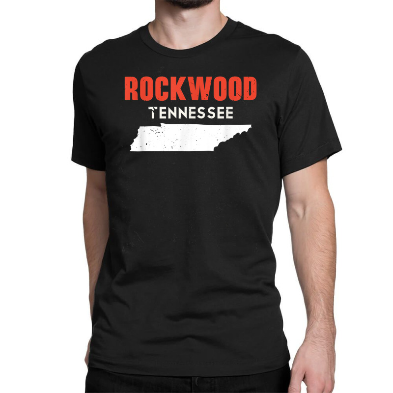 Rockwood Tennessee Usa State America Travel Tennessean Classic T-shirt by Sombre | Artistshot