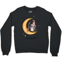 Little Witch Funny Halloween Gifts Crewneck Sweatshirt | Artistshot