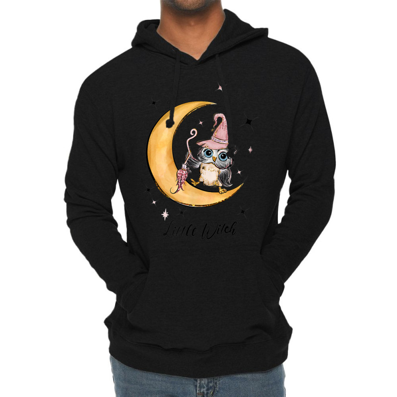 Little Witch Funny Halloween Gifts Lightweight Hoodie | Artistshot