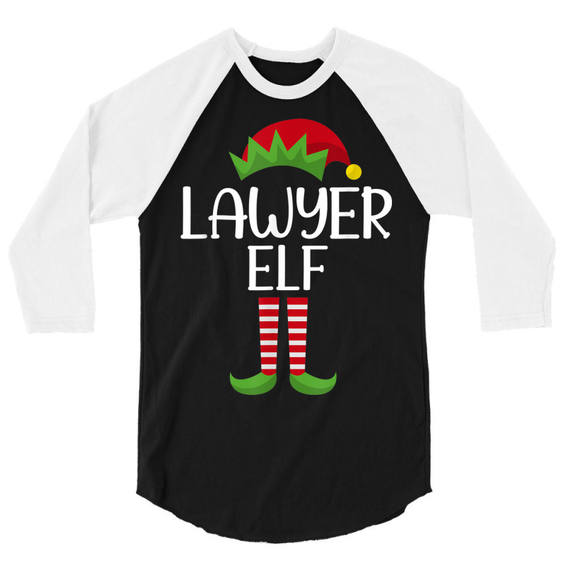 Lawyer Elf Family Matching Group Christmas Party Pajama 3/4 Sleeve Shirt | Artistshot