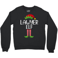 Lawyer Elf Family Matching Group Christmas Party Pajama Crewneck Sweatshirt | Artistshot