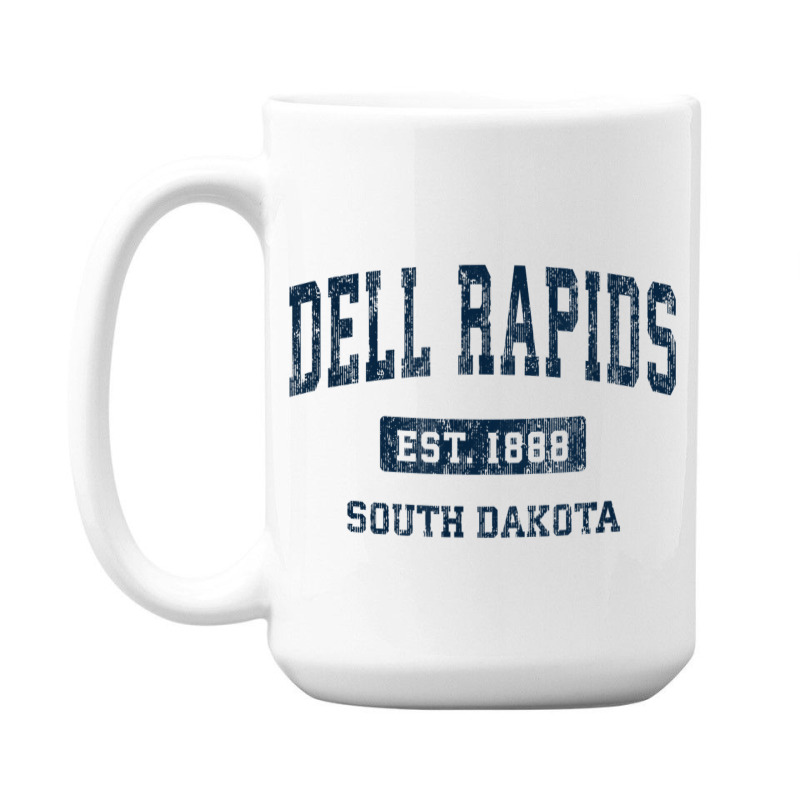 Dell Rapids South Dakota Sd Vintage Athletic Sports Design 15 Oz Coffee Mug | Artistshot