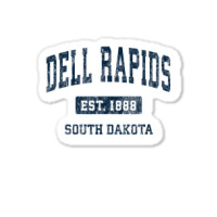 Dell Rapids South Dakota Sd Vintage Athletic Sports Design Sticker | Artistshot