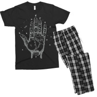 Last Minute Halloween Palmistry Zodiac Psychic Men's T-shirt Pajama Set | Artistshot