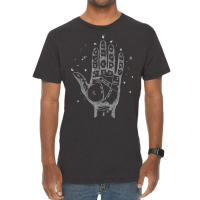 Last Minute Halloween Palmistry Zodiac Psychic Vintage T-shirt | Artistshot