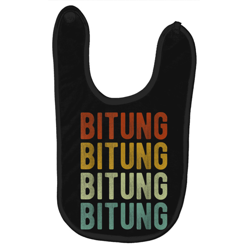 Bitung City Indonesia Retro Vintage Baby Bibs by Prismatic | Artistshot