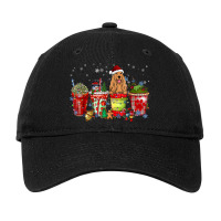 English Cocker Spaniel Iced Latte Snowmen Sweets Snow Adjustable Cap | Artistshot