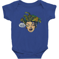 Medusa Look Into My Eyes Vintage Baby Bodysuit | Artistshot