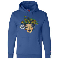 Medusa Look Into My Eyes Vintage Champion Hoodie | Artistshot