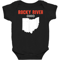 Rocky River Ohio Usa State America Travel Ohioan Baby Bodysuit | Artistshot