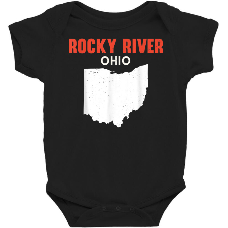 Rocky River Ohio Usa State America Travel Ohioan Baby Bodysuit by Posh | Artistshot