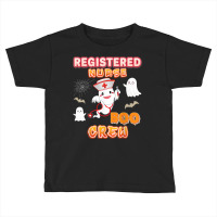 Registered Nurse Boo Crew Halloween Ghost Witch Pumpkin Toddler T-shirt | Artistshot