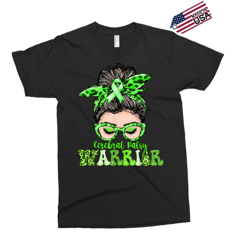 Women Messy Bun Cerebral Palsy Warrior Gifts Exclusive T-shirt | Artistshot