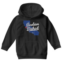 Excelsior District California San Francisco Ca Map Youth Hoodie | Artistshot