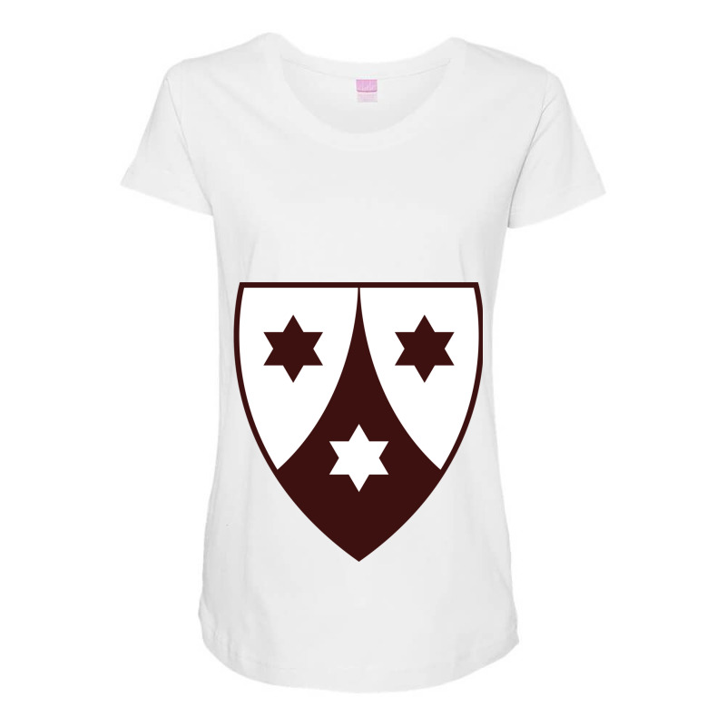 Coat Of Arms Of The Carmelites Maternity Scoop Neck T-shirt by cm-arts | Artistshot