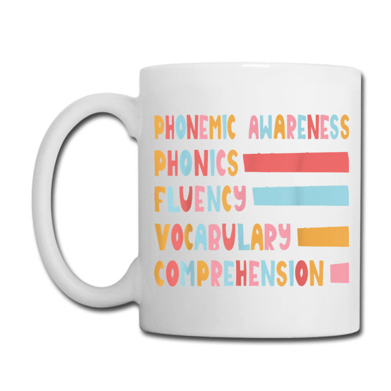 Phonemic Awareness Phonics Fluency Vocabulary Comprehension Coffee Mug | Artistshot