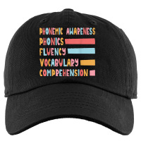 Phonemic Awareness Phonics Fluency Vocabulary Comprehension Kids Cap | Artistshot