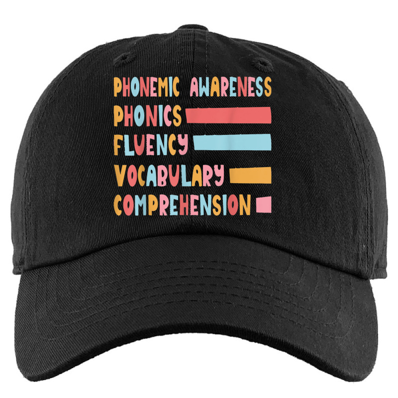 Phonemic Awareness Phonics Fluency Vocabulary Comprehension Kids Cap | Artistshot