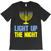 Light Up The Night Christmas Jewish Hanukkah Men Women T-shirt | Artistshot