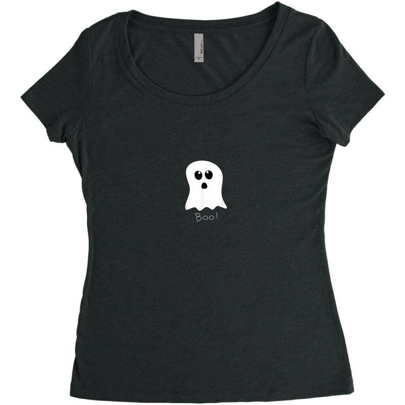 Happy Halloween Ghost Party T Shirt Women's Triblend Scoop T-shirt by Bewitch | Artistshot