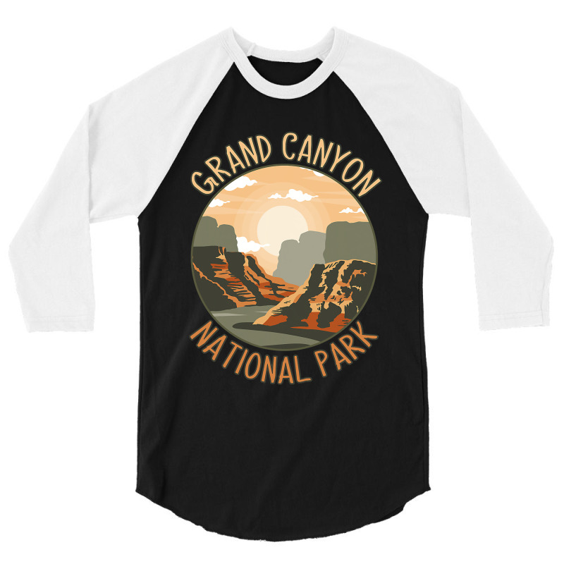 The Grand Canyon National Park Design 3/4 Sleeve Shirt | Artistshot