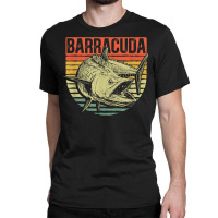 Great Barracuda Cuda Fishing Wildlife Saltwater Fish Art Classic T-shirt | Artistshot