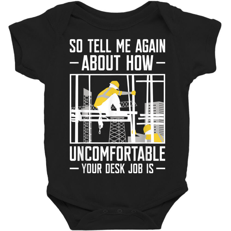 Ironworker Appreciation Ironwork Ironworkers Baby Bodysuit by Color | Artistshot