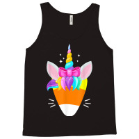 Cute Unicorn Candy Cone Trick Or Treat Halloween Costume Day Tank Top | Artistshot