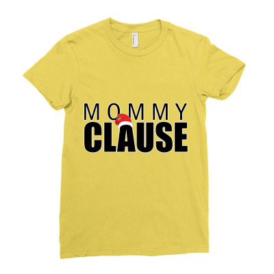 Mommy Clause Ladies Fitted T-shirt Designed By Cutemakerot