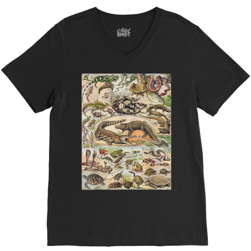 Reptile Tshirt V-neck Tee | Artistshot