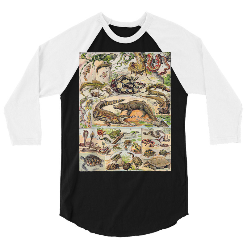 Reptile Tshirt 3/4 Sleeve Shirt | Artistshot