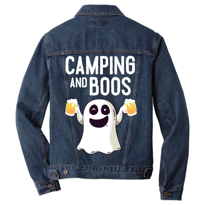 Camping And Boos Camping Halloween Costume For Men Women Men Denim Jacket | Artistshot