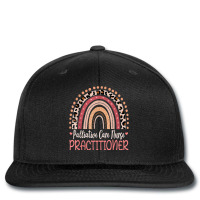 Palliative Care Nurse Practitioner Leopard Rainbow Printed Hat | Artistshot