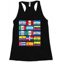 Latin American Flags Hispanic Heritage Month Racerback Tank | Artistshot