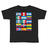 Latin American Flags Hispanic Heritage Month Toddler T-shirt | Artistshot