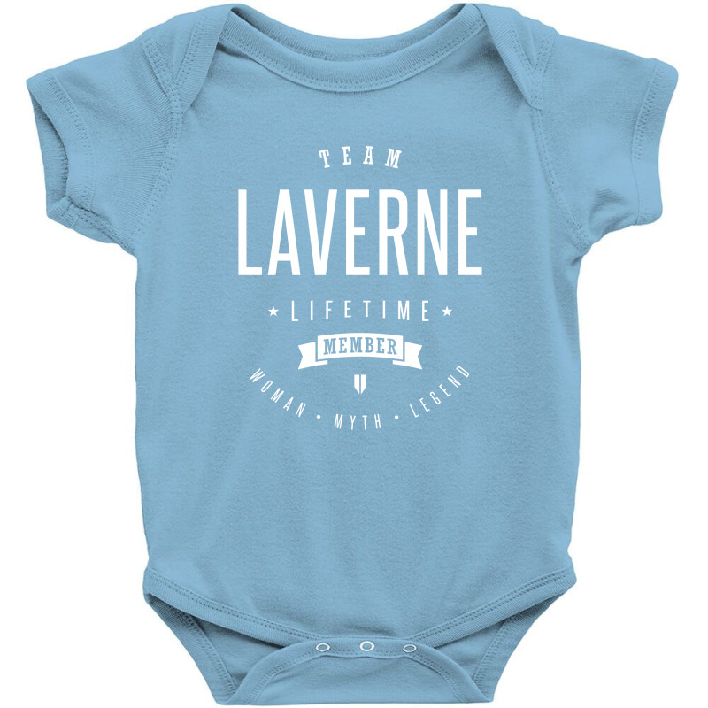 Team Laverne Lifetime Member Baby Bodysuit by cidolopez | Artistshot