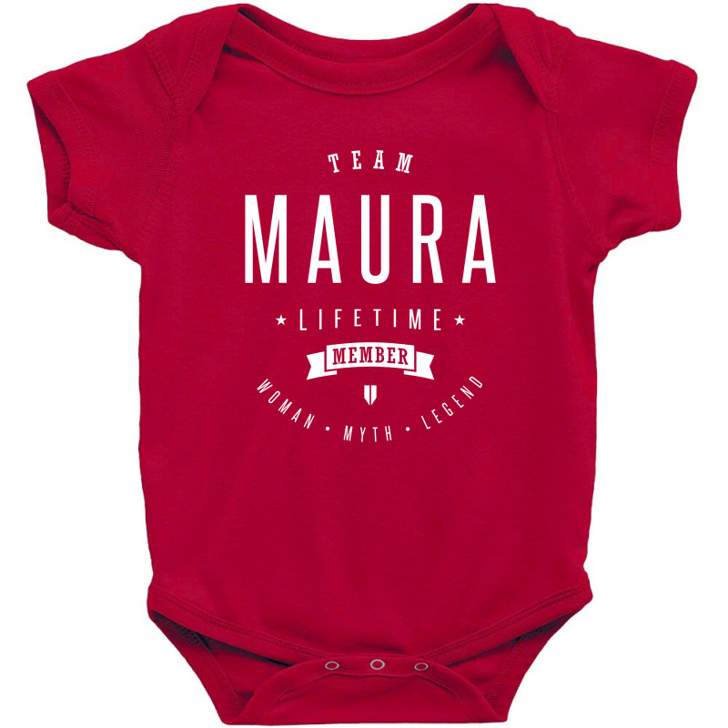 Team Maura Lifetime Member Baby Bodysuit by cidolopez | Artistshot