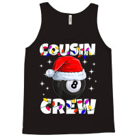 Billiard 8 Ball Play Pool Cousin Crew Christmas Lights Tank Top | Artistshot