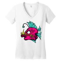 Angry Fish Women's V-neck T-shirt | Artistshot