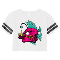 Angry Fish Scorecard Crop Tee | Artistshot