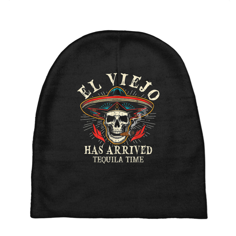 El Viejo Has Arrived Tequila Time Vintage Baby Beanies by Sombre | Artistshot